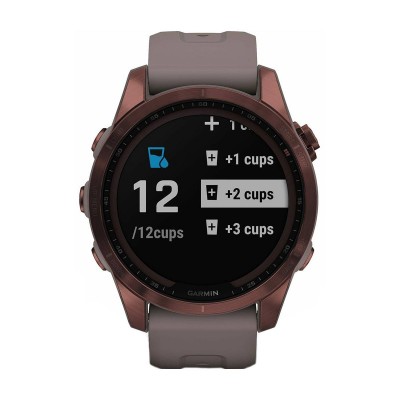 Часовник Garmin Fenix 7S Sapphire Solar Dark Bronze Titanium/Slate Gray 010-02539-29