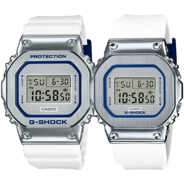 Комплект часовници за двойки Casio GM-5600LC-7ER & GM-S5600LC-7ER