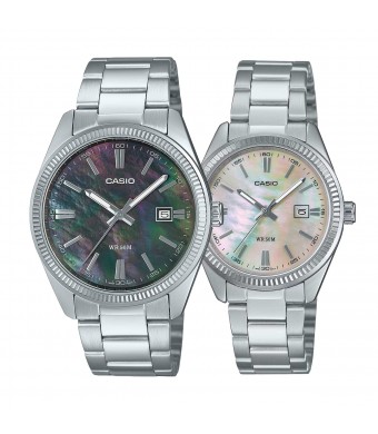 Комплект часовници за двойки Casio MTP-1302DS-1AVDF-LTP-1302DS-4AVDF