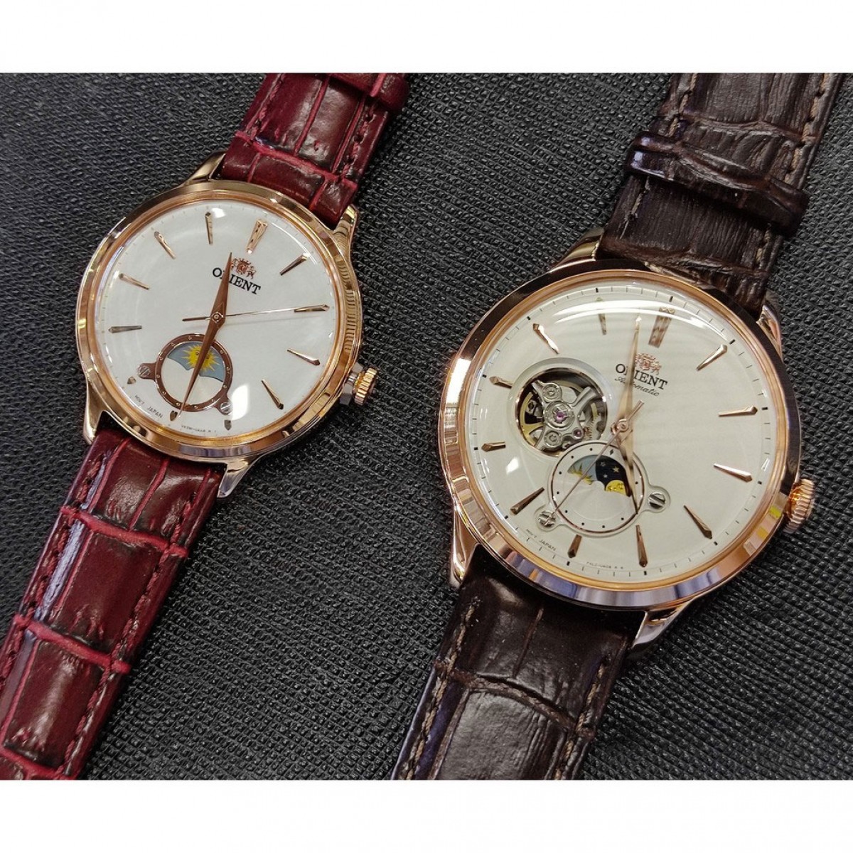 Комплект часовници за двойки Orient RA-AS0102S и RA-KB0002A
