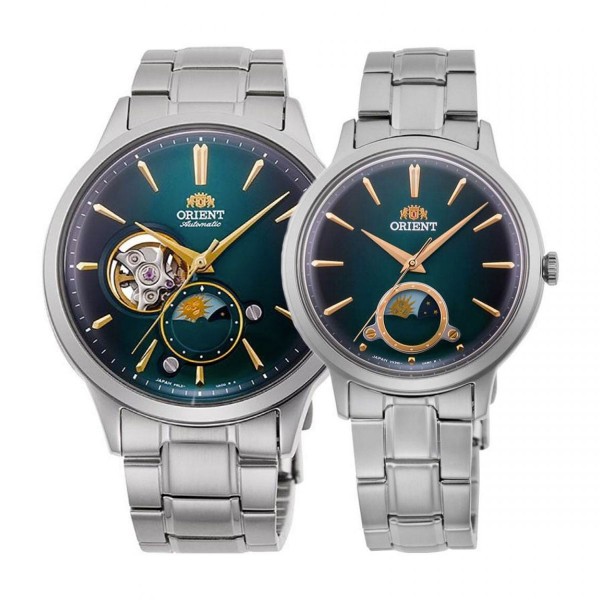 Комплект часовници за двойки Orient RA-AS0104E и RA-KB0005E