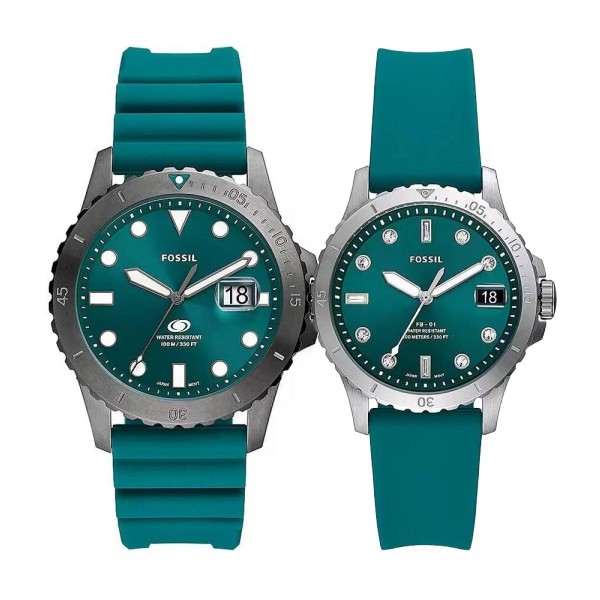Комплект часовници за двойки Fossil FS5995 & ES5287