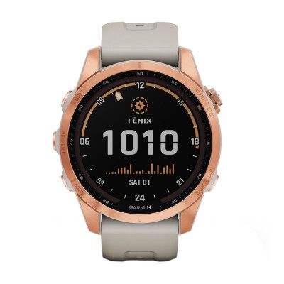 Часовник Garmin Fenix 7S Solar Rose Gold/Light Sand 010-02539-11