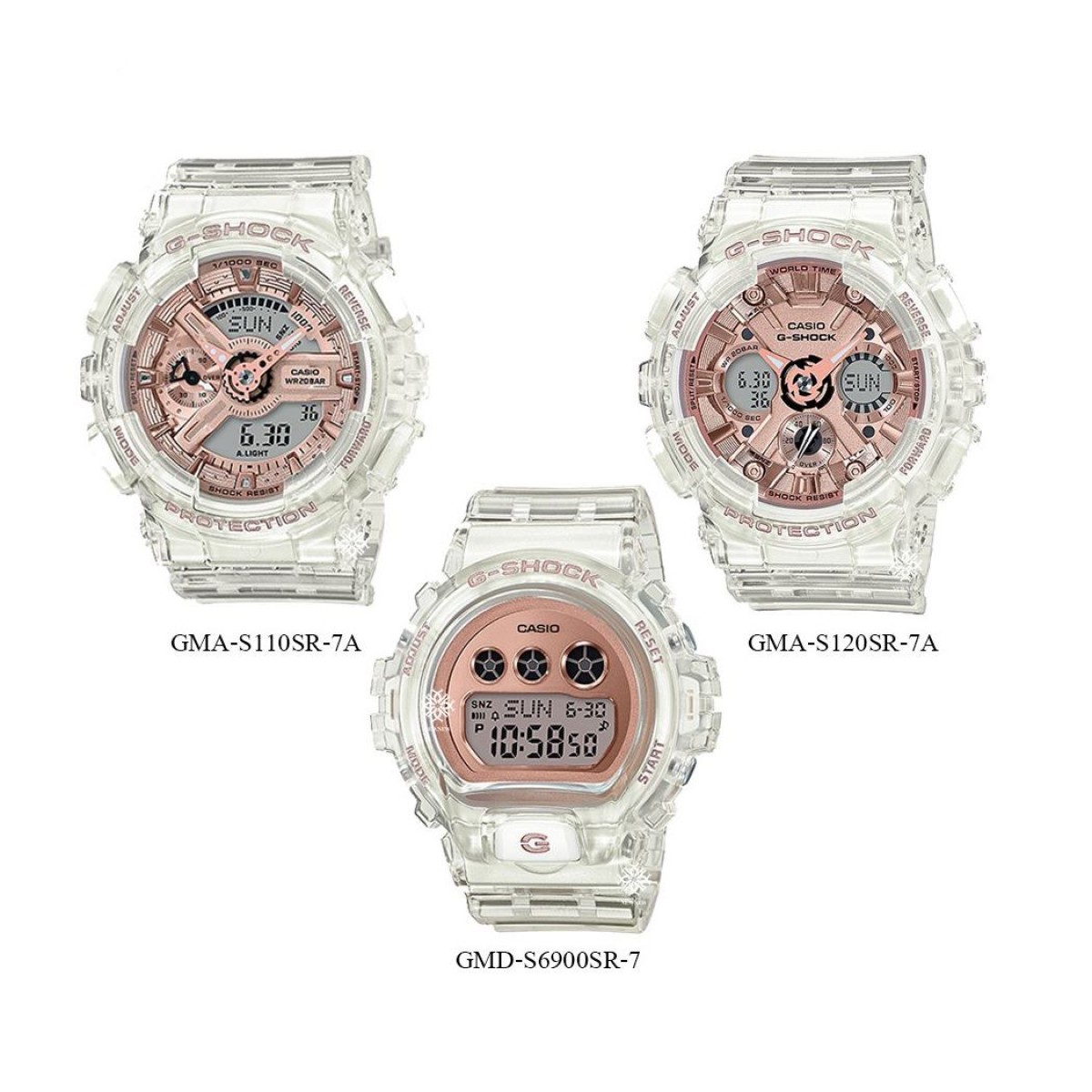 Часовник Casio G-Shock GMA-S110SR-7AER