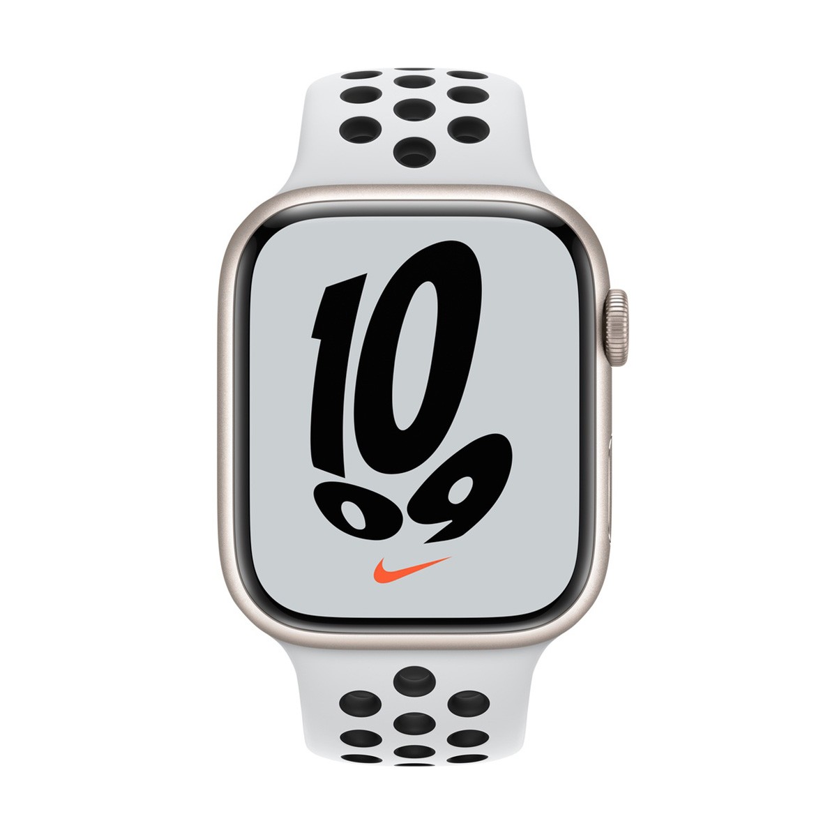 Смарт часовник Apple Watch Nike Series 7 GPS, 45 мм, MKNA3BS/A
