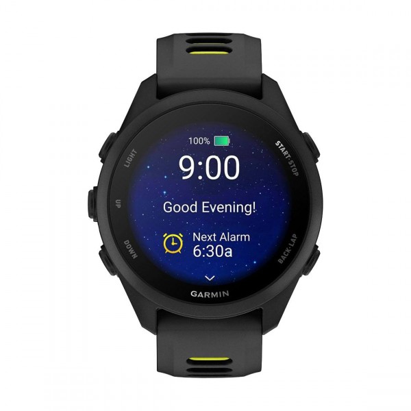 Смарт часовник Garmin Forerunner 170 Amoled 43 мм GPS Black/Amp Yellow 010-03920-00