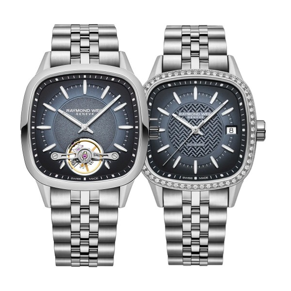 Комплект часовници за двойки Raymond Weil Freelancer 2790-ST-50051-2490-STS-50051