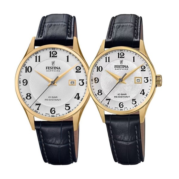 Комплект часовници за двойки Festina F20010/1 & F20011/5