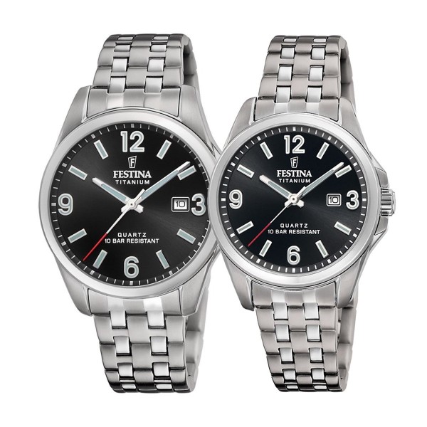 Комплект часовници за двойки Festina F20696/3-F20697/3