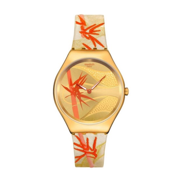 Часовник Swatch Golden Red Bamboo SYXZ105