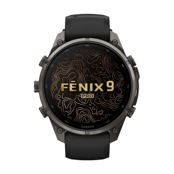 Смарт часовник Garmin Fenix 9 Pro Amoled 47 мм GPS Carbon Gray DLC Titanium/Black/Pebble Gray 010-04336-16