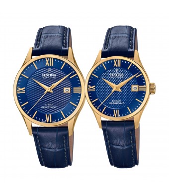 Комплект часовници за двойки Festina Swiss Made F20010/3 & F20011/3
