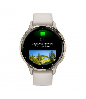 Смарт часовник Garmin Venu 3S Soft Gold/Ivory 010-02785-04