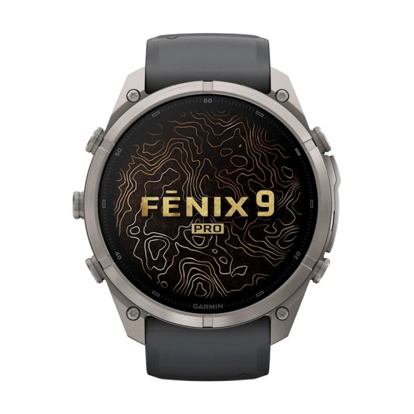 Смарт часовник Garmin Fenix 9 Pro Amoled 51 мм GPS Titanium/Graphite/Black 010-04337-26