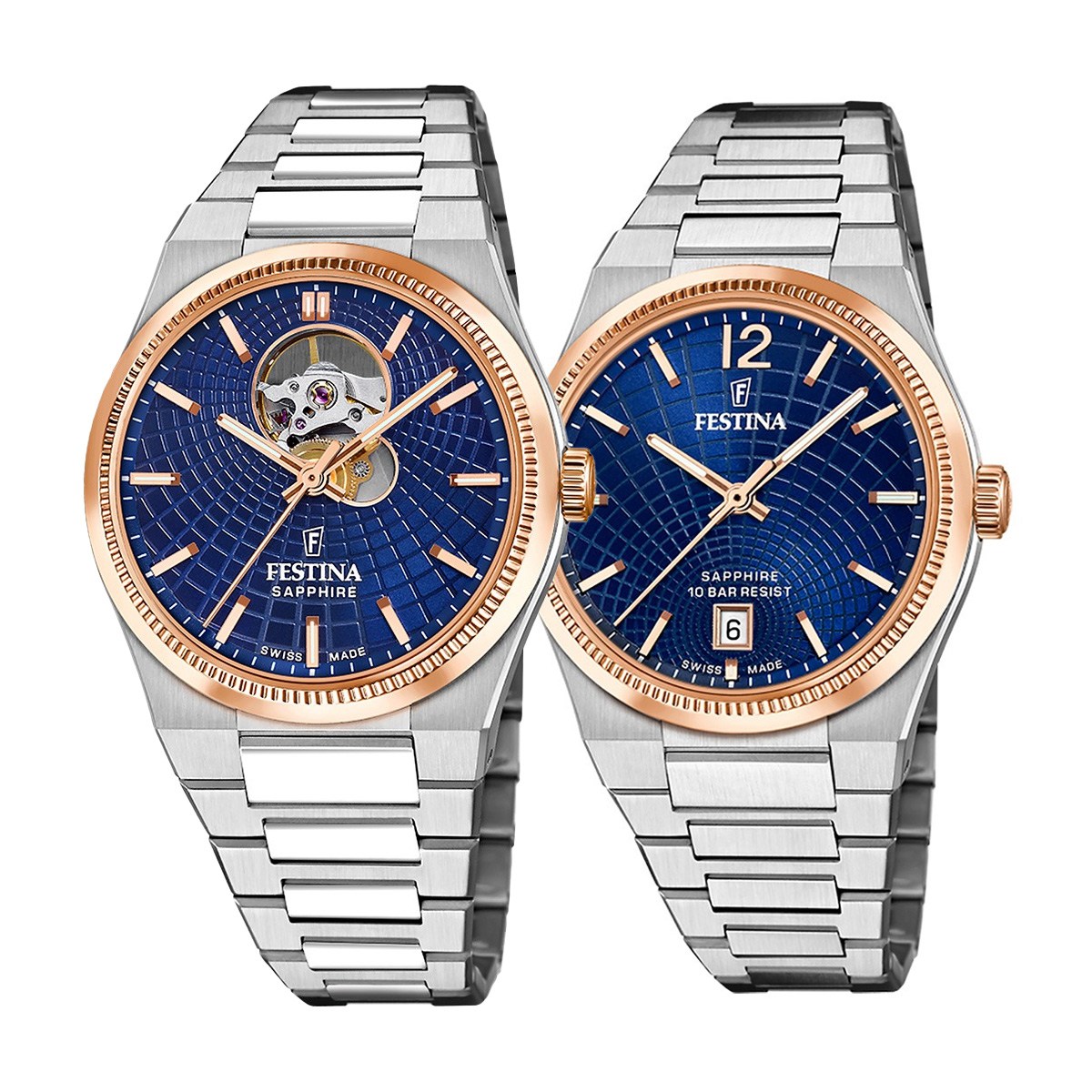 Комплект часовници за двойки Festina Swiss Made F20061/2-F20066/3