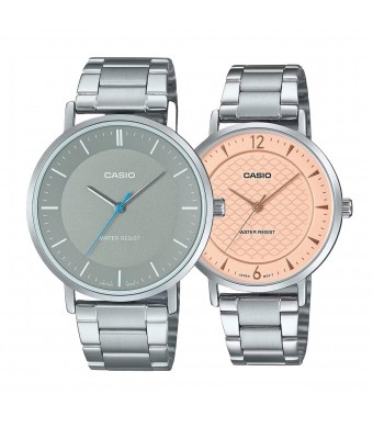 Комплект часовници за двойки Casio MTP-VT04D-8EDF-LTP-VT04D-4ADF