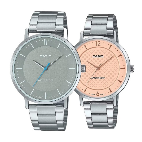 Комплект часовници за двойки Casio MTP-VT04D-8EDF-LTP-VT04D-4ADF