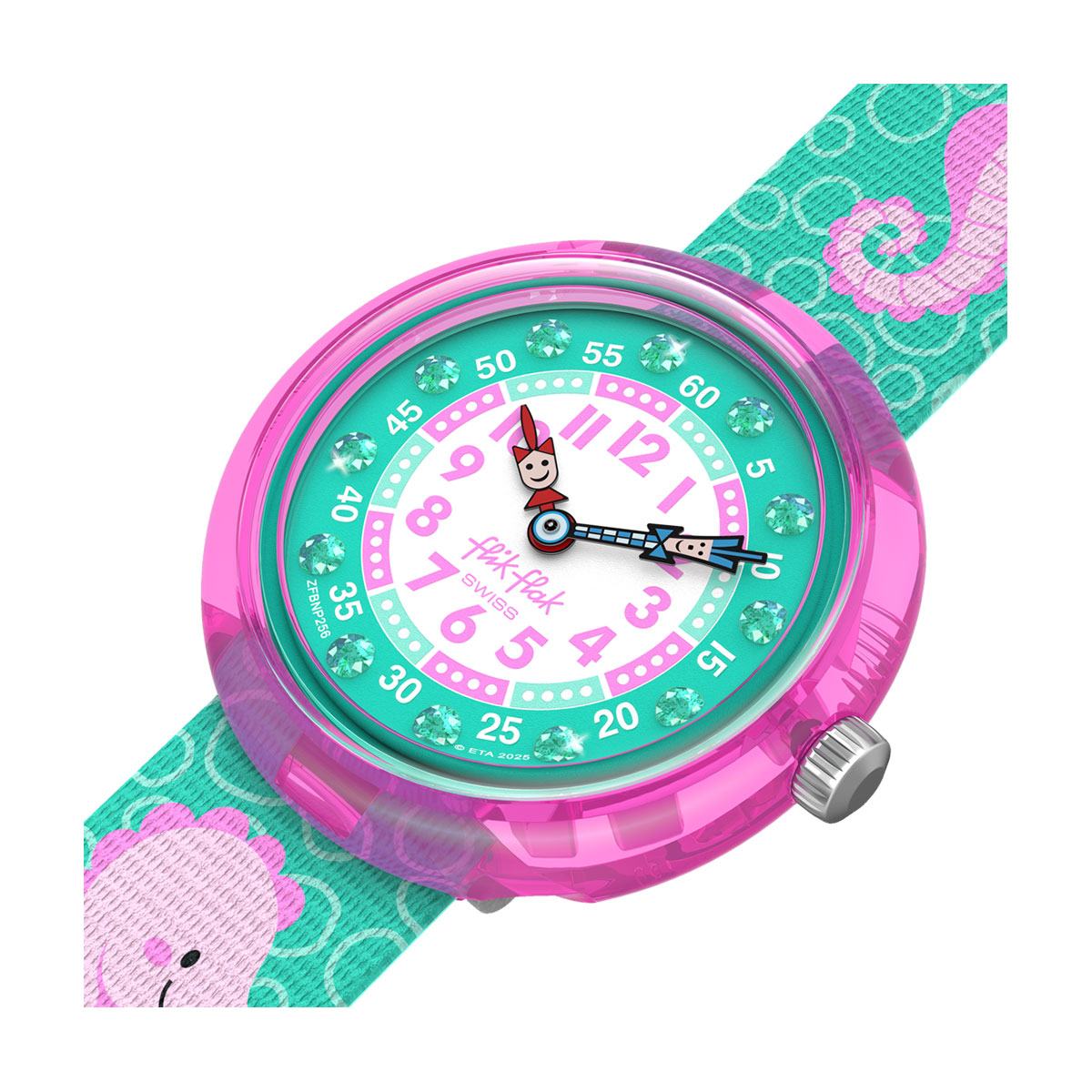 Часовник Flik Flak Bubbly Seahorse ZFBNP256
