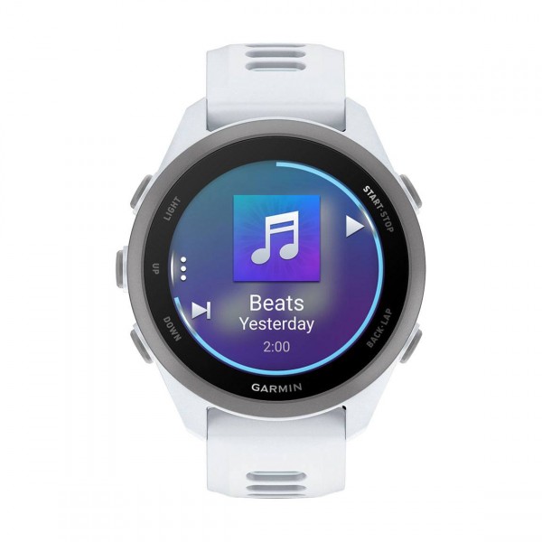 Смарт часовник Garmin Forerunner 170 Music Amoled 43 мм GPS Whitestone/Cloud Blue 010-03920-11