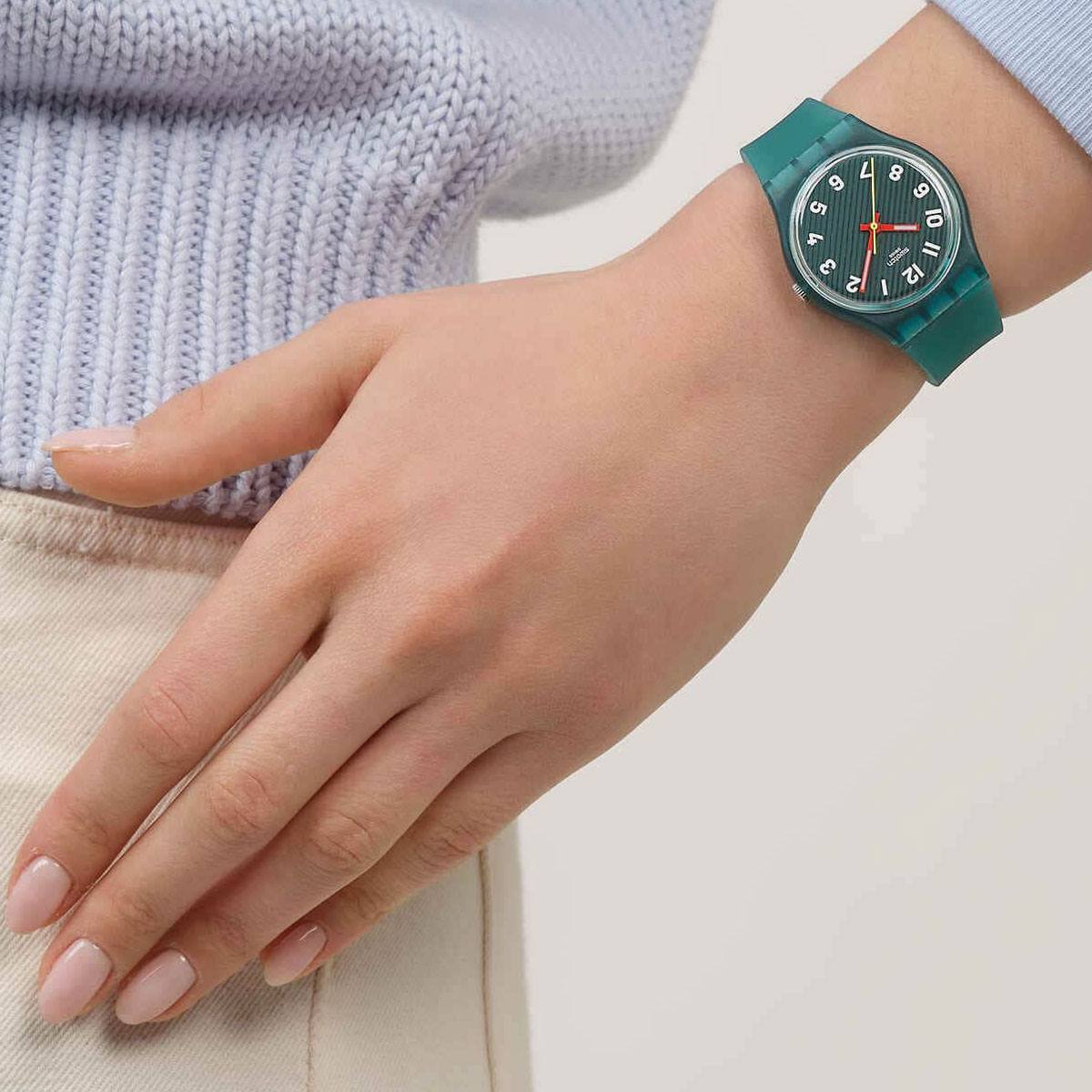 Часовник Swatch Wavelenghts Of Moss SO28L100 Часовник Swatch Wavelenghts Of Moss SO28L100