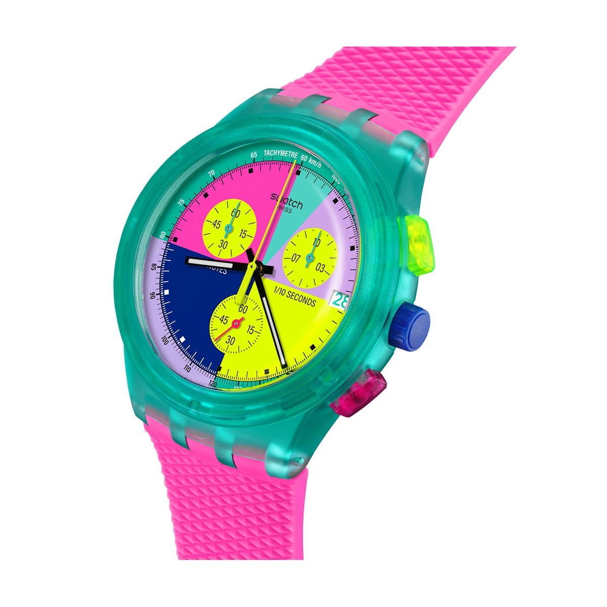 Часовник Swatch Neon Flash Arrow SUSG408 Часовник Swatch Neon Flash Arrow SUSG408