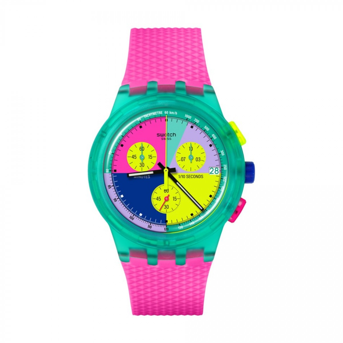 Часовник Swatch Neon Flash Arrow SUSG408 Часовник Swatch Neon Flash Arrow SUSG408