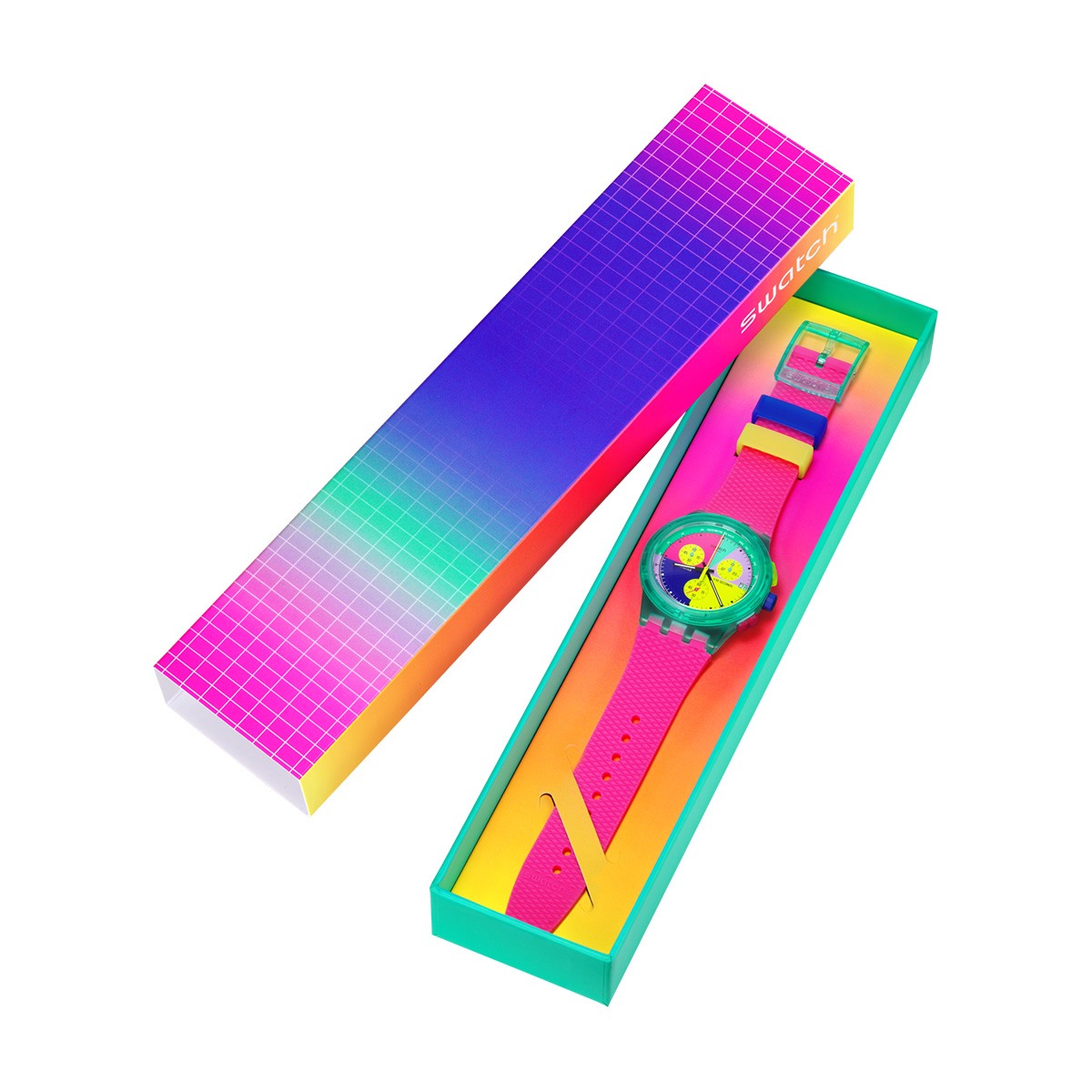 Часовник Swatch Neon Flash Arrow SUSG408 Часовник Swatch Neon Flash Arrow SUSG408