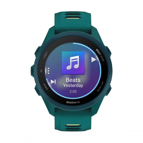 Смарт часовник Garmin Forerunner 170 Music Amoled 43 мм GPS Teal Green/Citron 010-03920-12