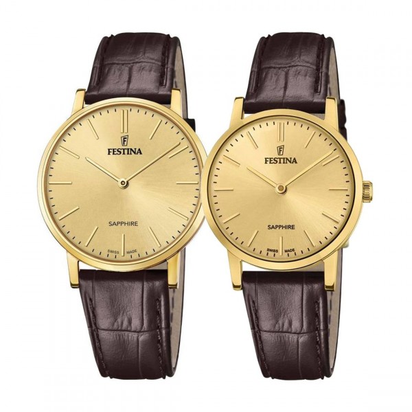 Комплект часовници за двойки Festina Swiss Made F20016/2 & F20017/2