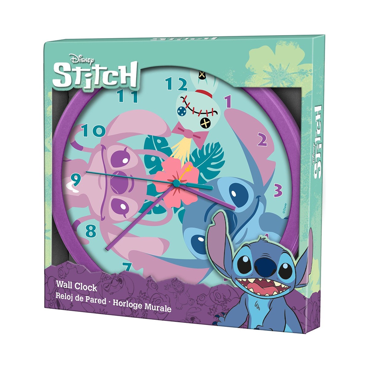 Стенен часовник Lilo and Stitch LAS3098