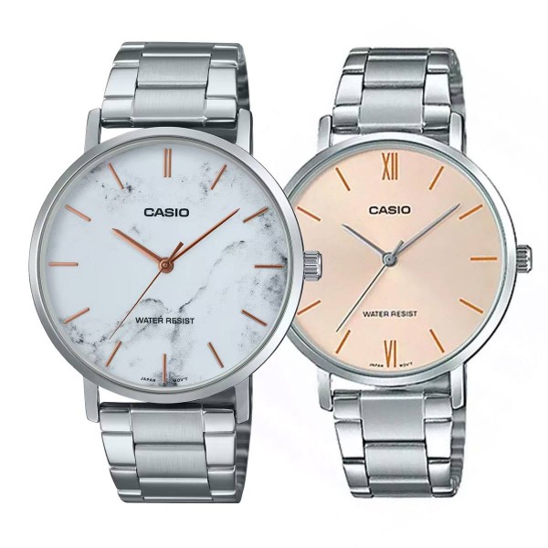 Комплект часовници за двойки Casio MTP-VT01DM-7AUDF-LTP-VT01D-4BU