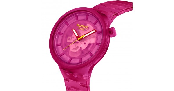★SWATCH★ [Headquarters] Colors of Joy PINK JOY SB05P102 Swatch Pink Joy - SB05P102, pink, strip : Amazon.ca