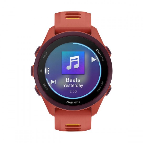 Смарт часовник Garmin Forerunner 170 Music Amoled 43 мм GPS Red Pink/Mango 010-03920-13