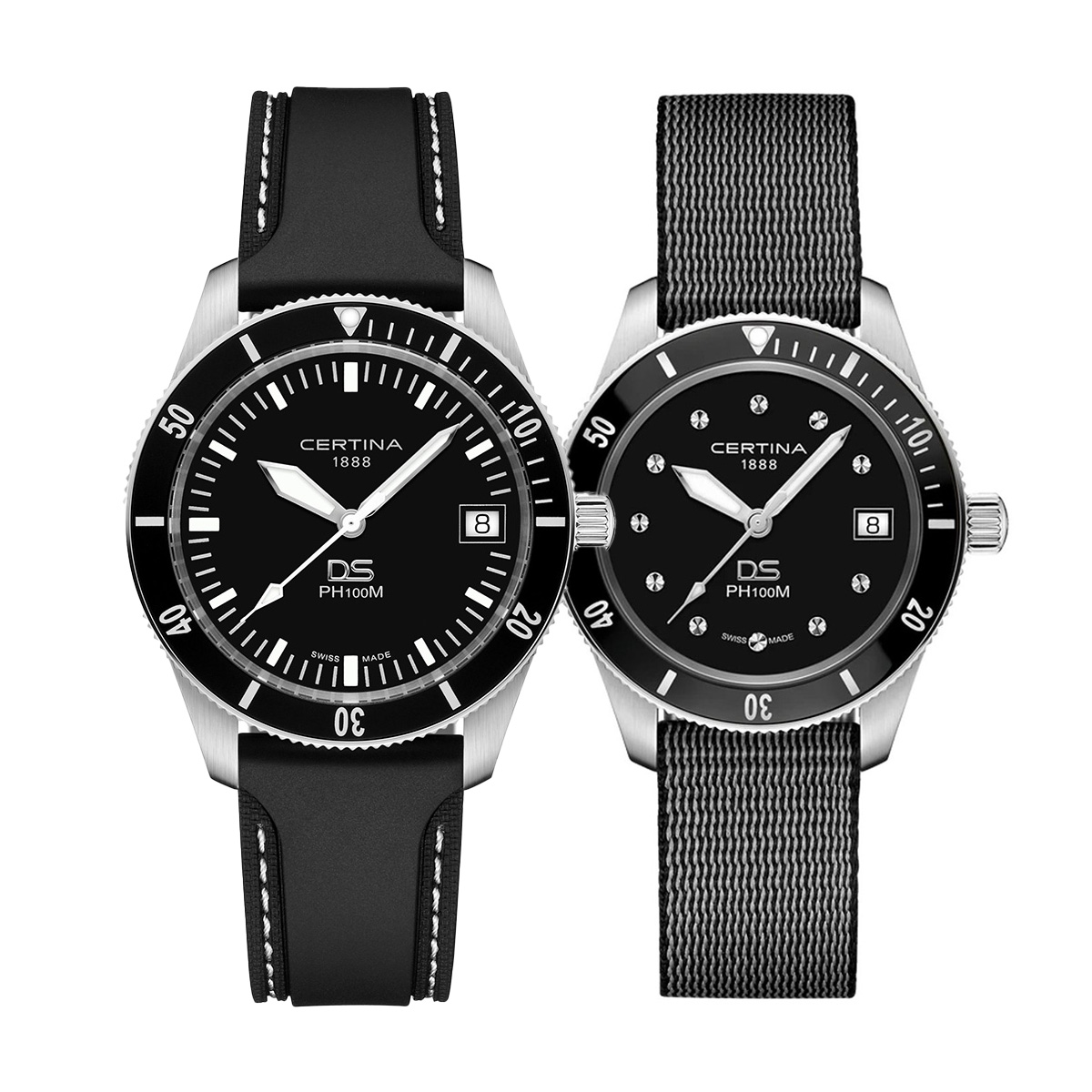 Комплект часовници за двойки Certina DS PH100M C044.410.17.050.00-C044.210.18.051.00
