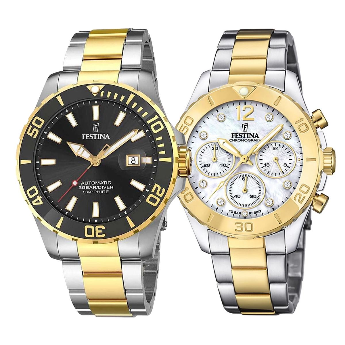 Комплект часовници за двойки Festina F20532/2-F20604/1