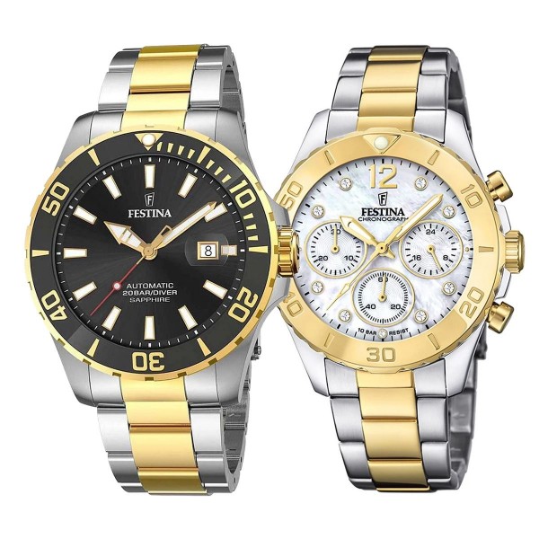 Комплект часовници за двойки Festina F20532/2-F20604/1