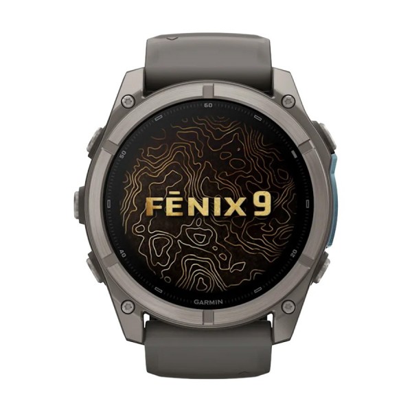 Смарт часовник Garmin Fenix 9 Amoled 51 мм GPS Titanium/Pebble Grey 010-04763-01