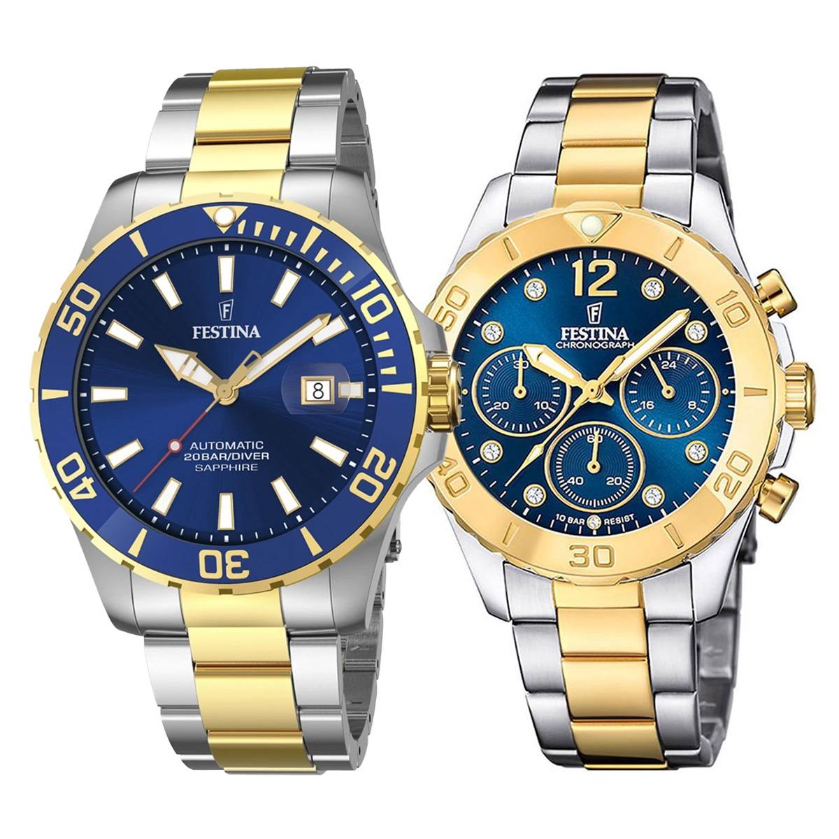 Комплект часовници за двойки Festina F20532/1-F20604/3