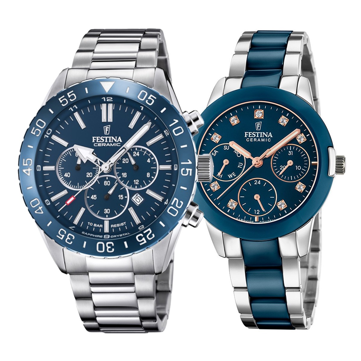 Комплект часовници за двойки Festina F20575/2-F20497/2