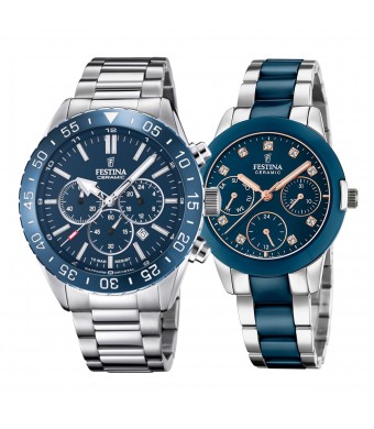 Комплект часовници за двойки Festina F20575/2-F20497/2