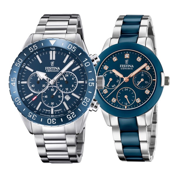 Комплект часовници за двойки Festina F20575/2-F20497/2