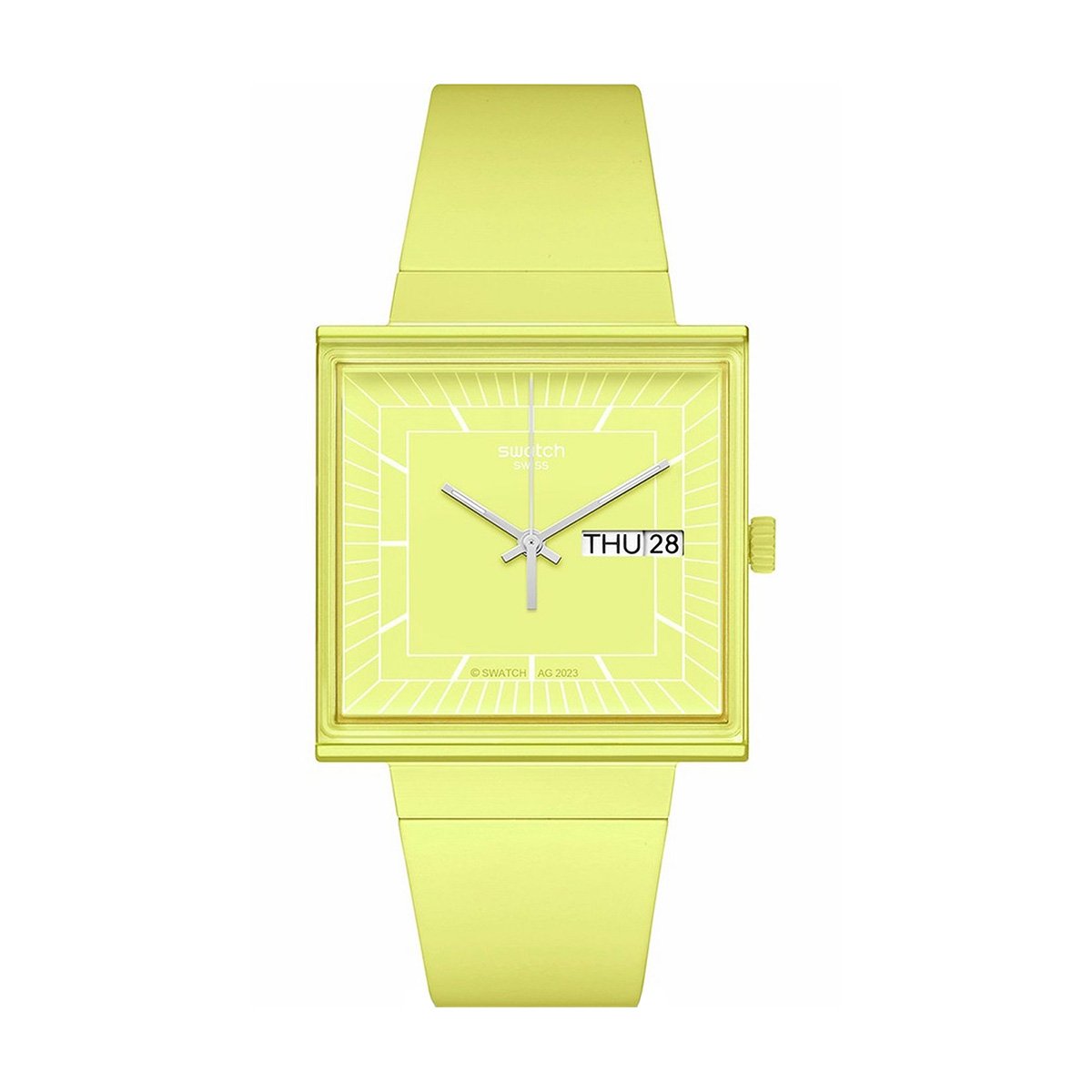 Часовник Swatch What If Lemon SO34J700