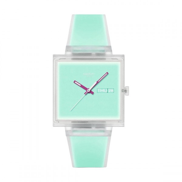 Часовник Swatch What If... See Thru Mint? SO38K702