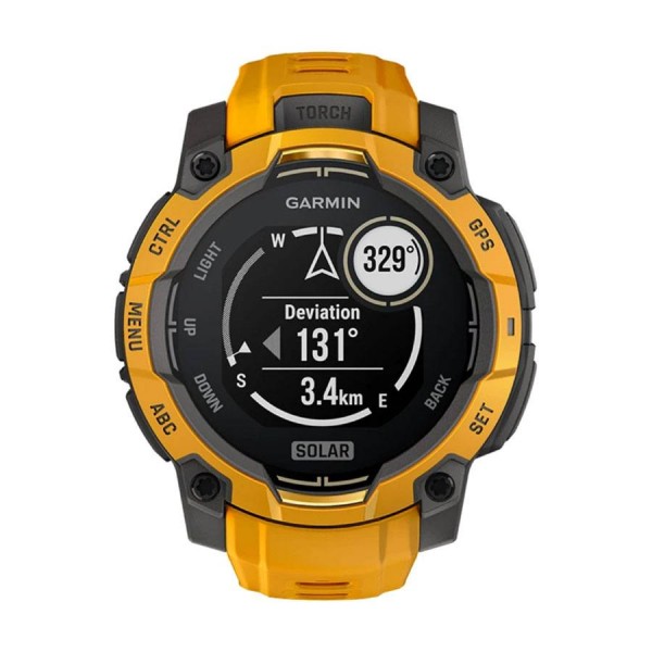 Смарт часовник Garmin Instinct 3 Solar 45 мм Sunburst/Grey 010-02934-02