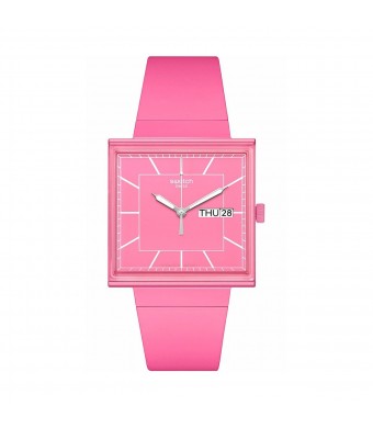 Часовник Swatch What If Rose SO34P700