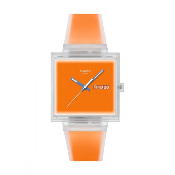 Часовник Swatch What If... See Thru Orange? SO38K704
