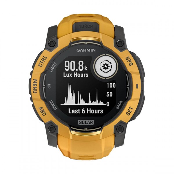 Смарт часовник Garmin Instinct 3 Solar 50 мм Sunburst/Grey 010-02935-02