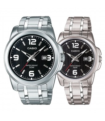 Комплект часовници за двойки Casio MTP-1314PD-1AVEF-LTP-1314D-1AVEF