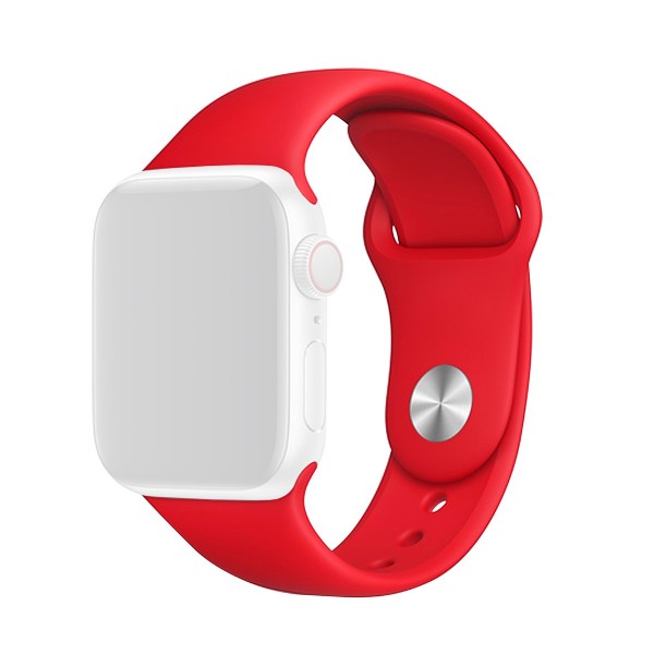 Силиконова каишка за Apple Watch 38/40/41 мм, червена