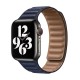 Кожена каишка за Apple Watch 42/44/45 мм, синя, VDS32986 Кожена каишка за Apple Watch 42/44/45 мм, синя, VDS32986